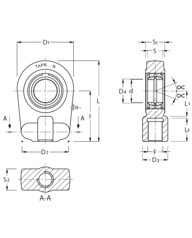 Gelenkkopf TAPR_N (GIHR_DO)