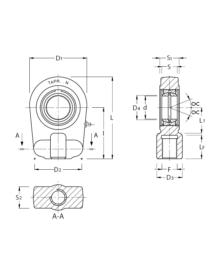 Gelenkkopf TAPR_N (GIHR_DO)