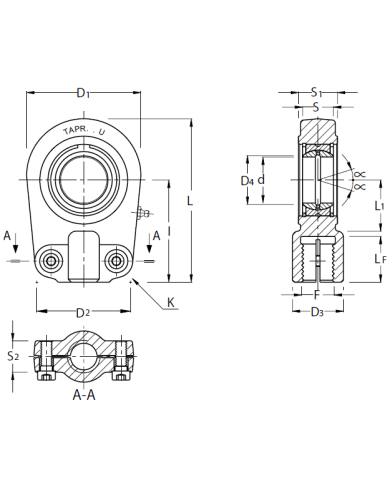 Gelenkkopf TAPR_U (GIHR-K_DO)