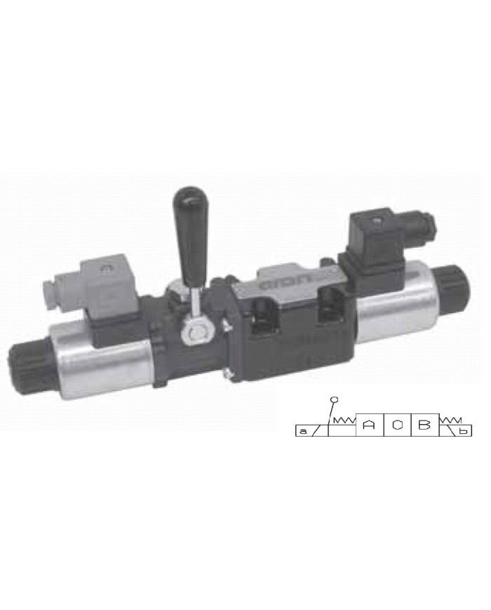 4/3-Wegeventile 24VDC mit Handhebel