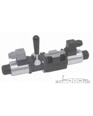 4/3-Wegeventile 24VDC mit Handhebel