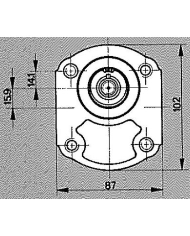 Zahnradpumpe Gr.2 Version B12