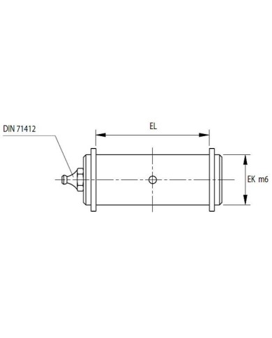Bolzen KPC für Gabel-Lagerbock IKA / IKB / IF