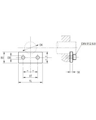 Fixierplatte PPP für Bolzen KPB / KPE