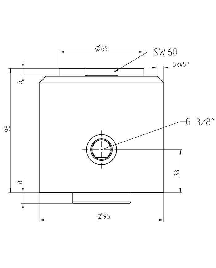 Hydraulikzylinder einfach wirkend