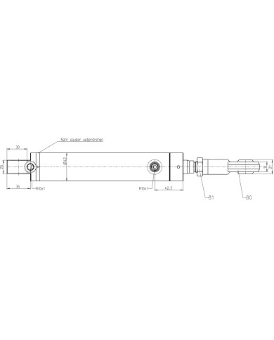 Hydraulikzylinder doppelwirkend