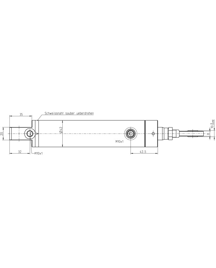 Hydraulikzylinder doppelwirkend