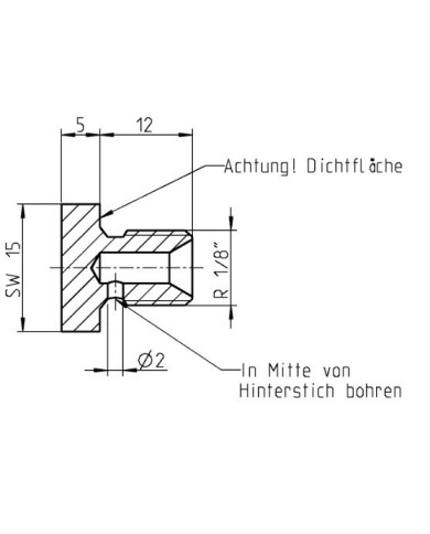 Entlüftungsschraube R 1/8"