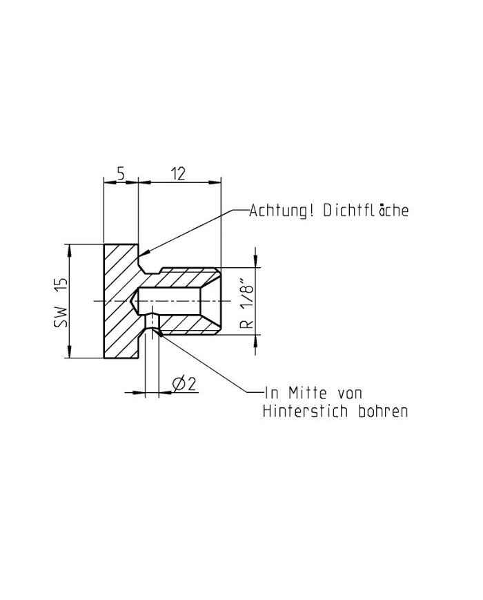 Entlüftungsschraube R 1/8"