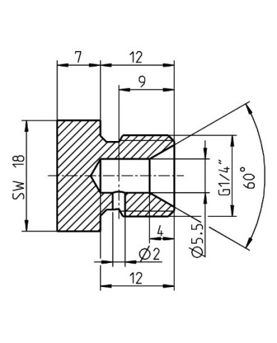 Entlüftungsschraube R 1/4"