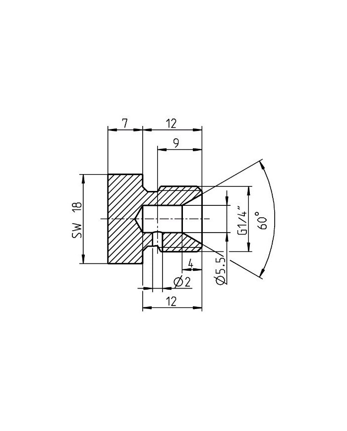 Entlüftungsschraube R 1/4"