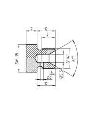 Entlüftungsschraube R 1/4"
