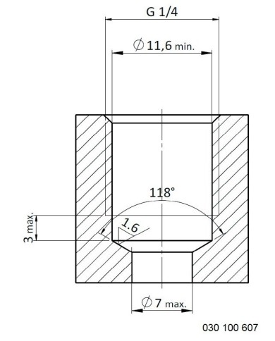 Rückschlagventil mit Innensechskant