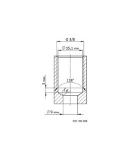 Rückschlagventil mit Innensechskant
