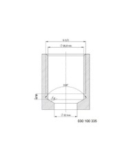 Rückschlagventil mit stirnseitigem Lochbild