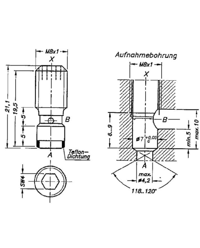 Rückschlagventil entsperrbar