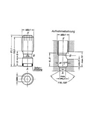 Rückschlagventil entsperrbar