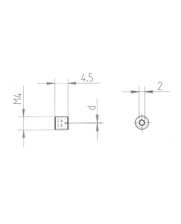 Blende Einbauform G M4