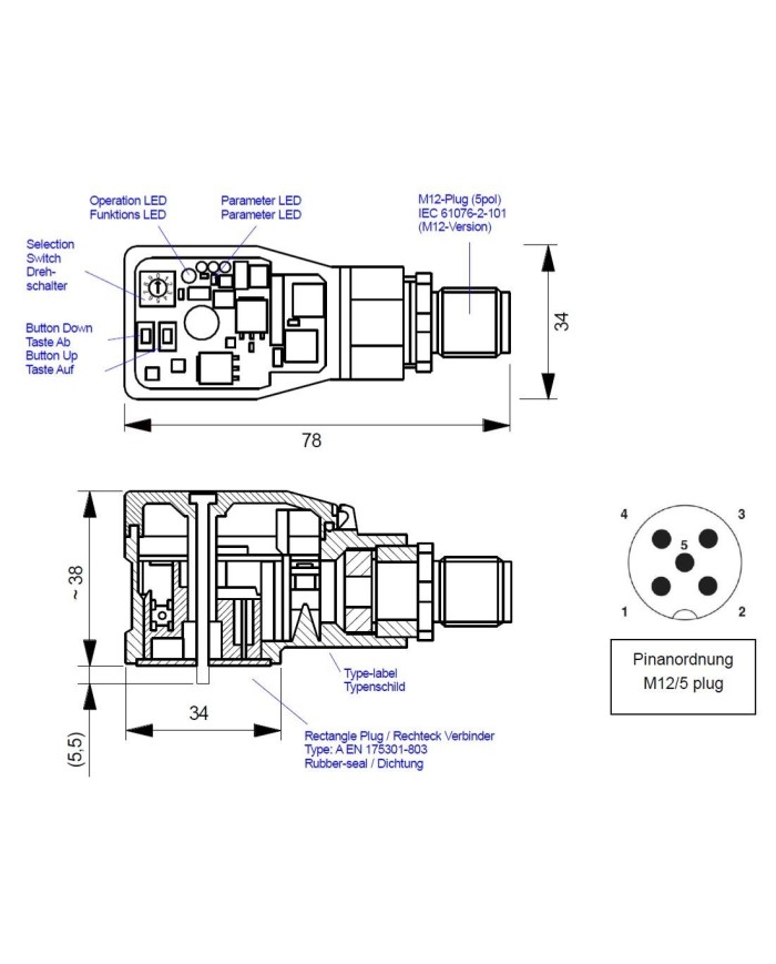 Leistungsverstärker PAM-190 (Steckerverstärker)
