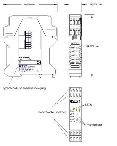 Leistungsverstärker PAM-193 für Wegeventile
