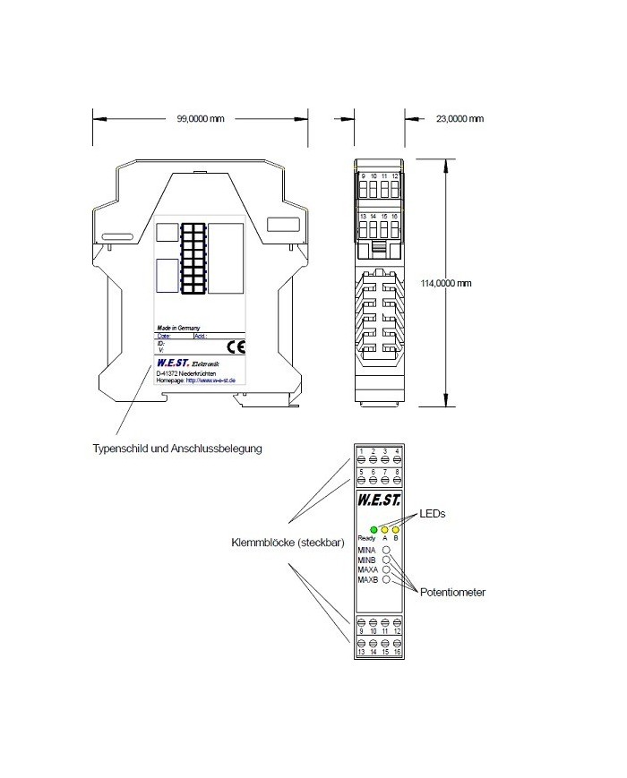 Leistungsverstärker PAM-193 für Wegeventile