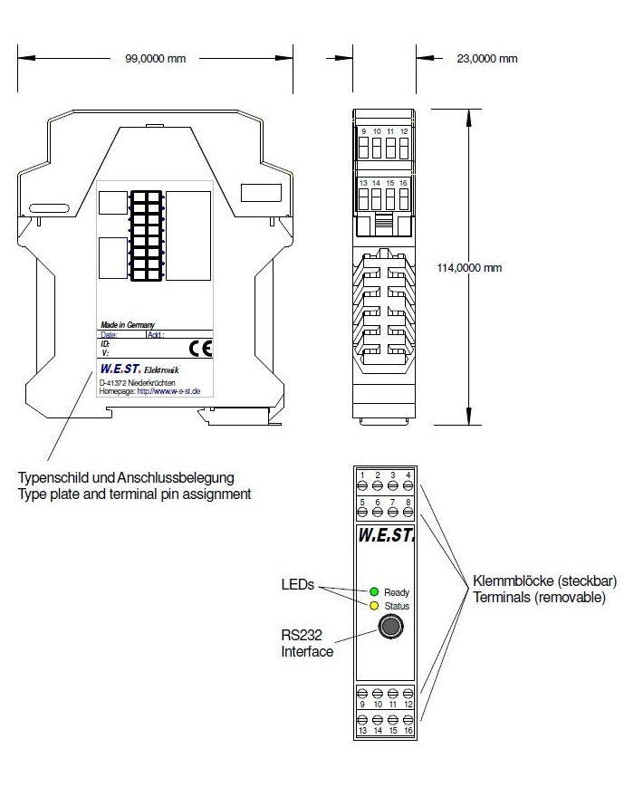 Leistungsverstärker PAM-195 für Wegeventile