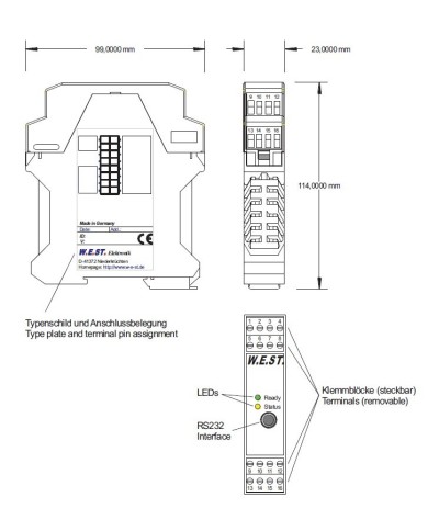 Leistungsverstärker PAM-196 für Wegeventile