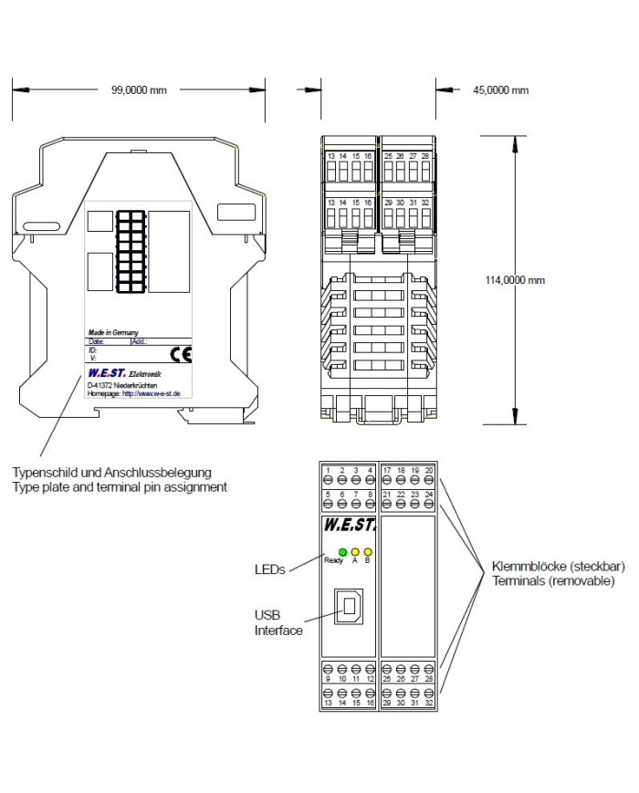 Positionsregelmodul POS-123-SSI