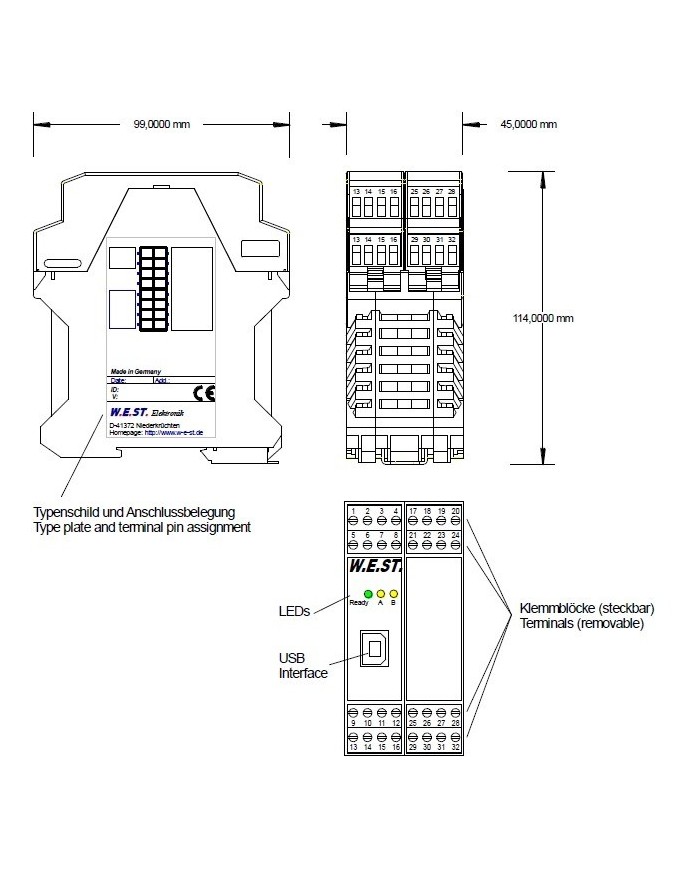 Positionsregelmodul POS-123-P