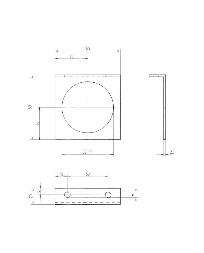 Befestigungswinkel zu NG63