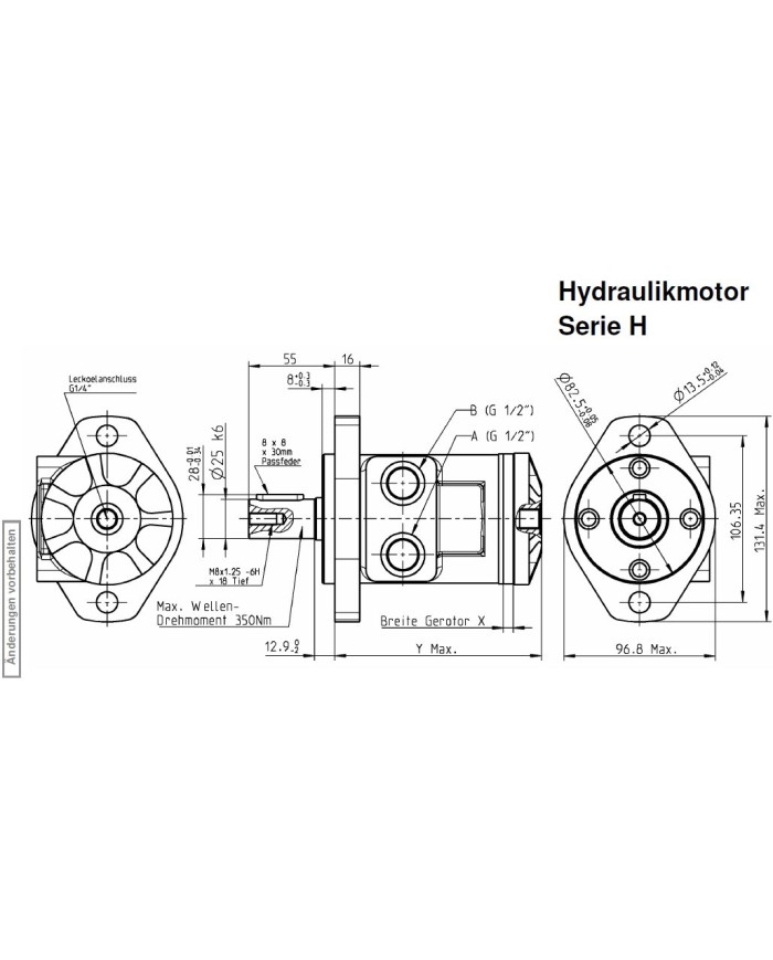 Serie H mit Leckanschluss