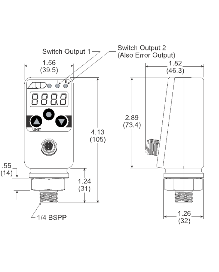 Drucksensor mit Anzeige