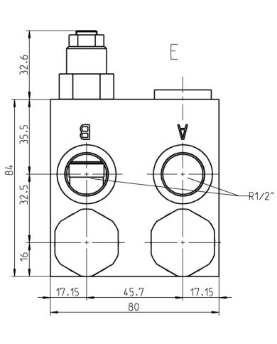 zu EATON H-, S-, T-Motor, mit Hohlschraubenbefestigung