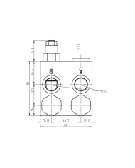 zu EATON H-, S-, T-Motor, mit Hohlschraubenbefestigung