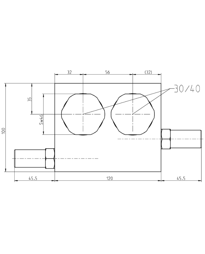 zu EATON H-, S-, T-Motor mit Hohlschraubenbefestigung