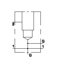 Durchgangsanschluss mit Messanschluss