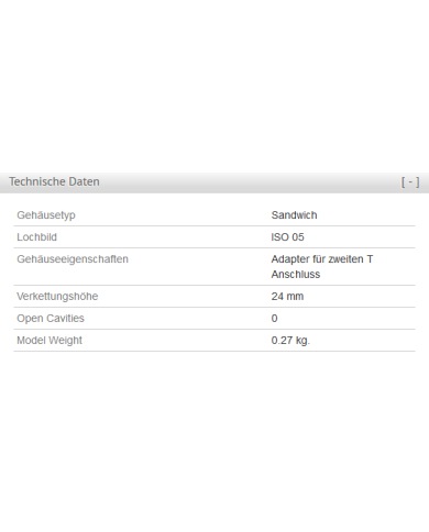 ISO 05: Adapter für zweiten T Anschluss