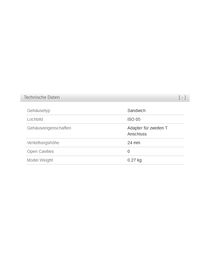 ISO 05: Adapter für zweiten T Anschluss