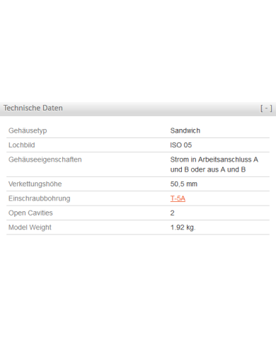 ISO 05: Strom in Arbeitsanschluss A und B oder aus A und B