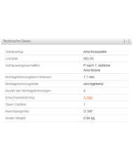 P nach T, seitliche Anschlüsse