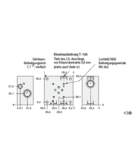 P nach T, seitliche Anschlüsse