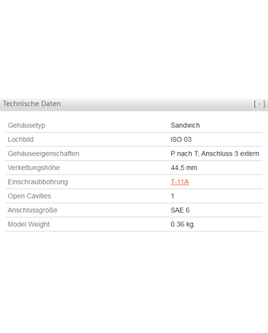 ISO 03: P nach T, Anschluss 3 extern
