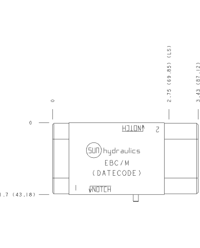 ISO 03: P nach T, Anschluss 3 extern