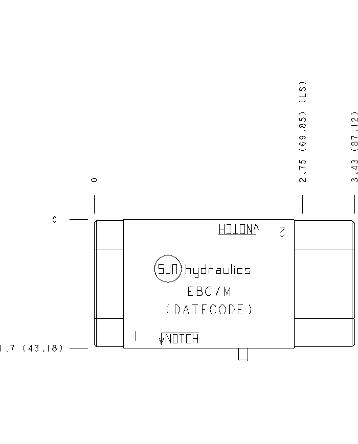 ISO 03: P nach T, Anschluss 3 extern