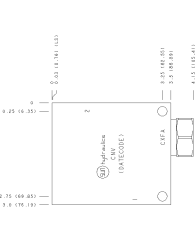 Winkelgehäuse, Umgehungsrückschlagventil