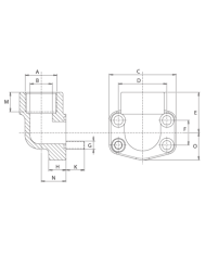 3000 PSI Stahl ASTM/A 105