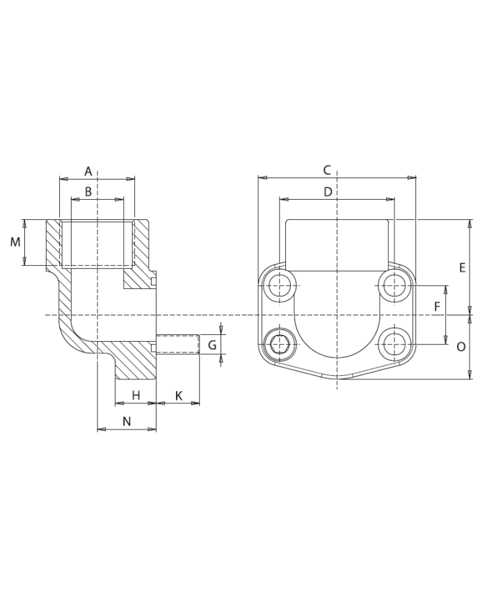 6000 PSI Stahl ASTM/A 105