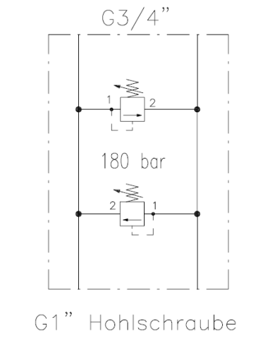 zu EATON H-, S-, T-Motor mit Hohlschraubenbefestigung