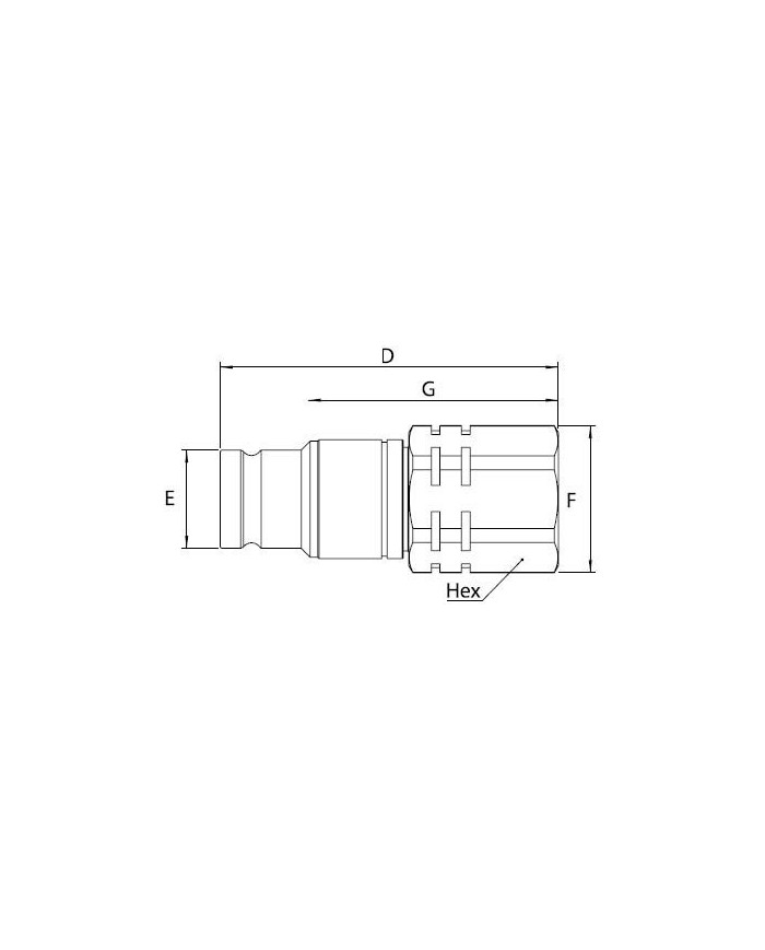 Kupplungs-Stecker (männlich)