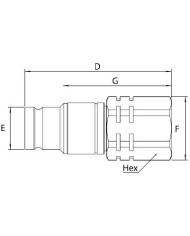 Kupplungs-Stecker (männlich)